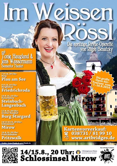 Plakat für das Weisse Rössl